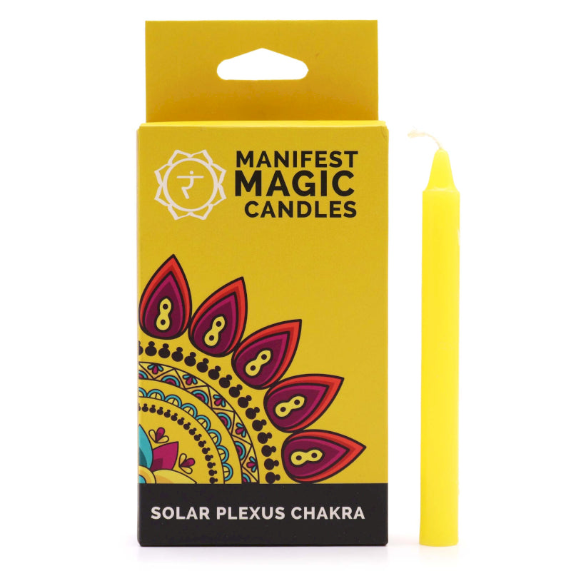 Ezoterické Magické Sviečky - Žlté - Solar Plexus Čakra