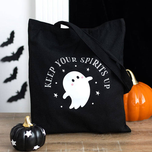 Taška z poly-bavlny Keep Your Spirits Up Halloween Ghost