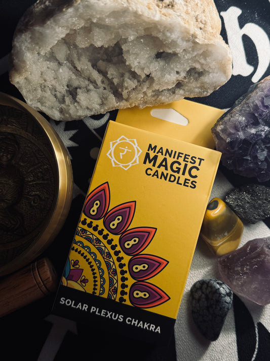 Ezoterické Magické Sviečky - Žlté - Solar Plexus Čakra