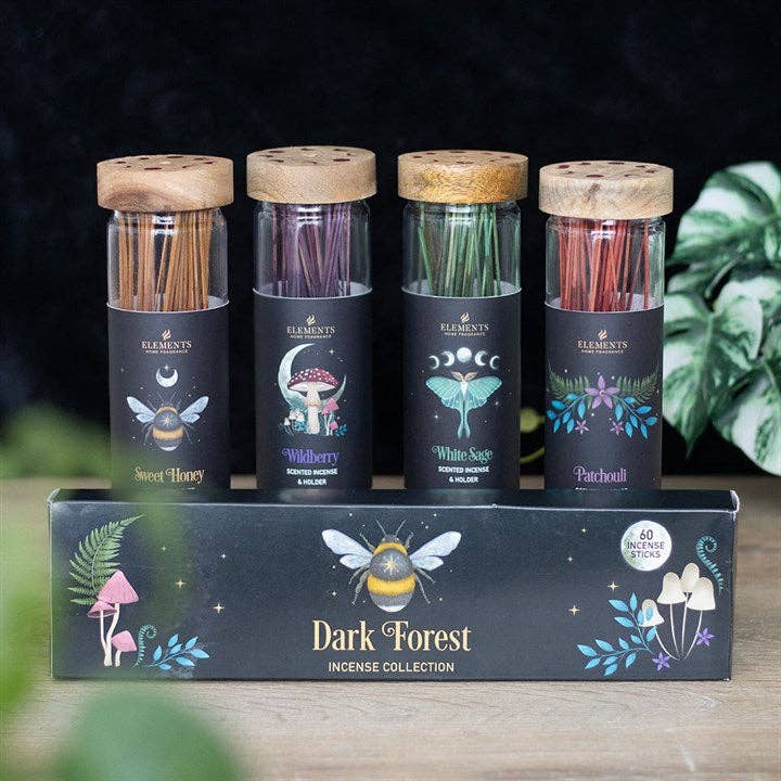 Sada 3 vonných tyčiniek Dark Forest