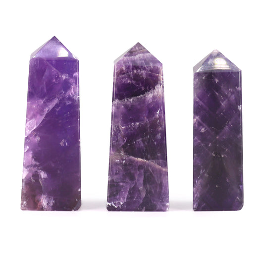 Drahokam Obelisk Hroty cca 5 cm - Africký Ametyst